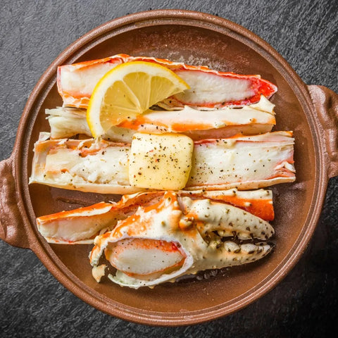 Golden / Red King Crab Leg Segments, Claws & Knuckles - 2 lbs.